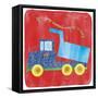 Dump Truck-Erin Clark-Framed Stretched Canvas