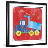 Dump Truck-Erin Clark-Framed Giclee Print