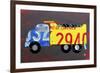 Dump Truck-Design Turnpike-Framed Giclee Print