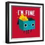 Dumpster Is Fine-Michael Buxton-Framed Art Print