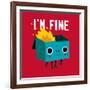 Dumpster Is Fine-Michael Buxton-Framed Art Print