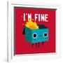 Dumpster Is Fine-Michael Buxton-Framed Art Print