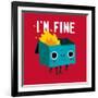 Dumpster Is Fine-Michael Buxton-Framed Art Print