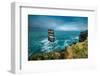 Dun Briste Sea Stack resists the onslaught of the stormy Atlantic Ocean, County Mayo, Ireland.-Betty Sederquist-Framed Photographic Print