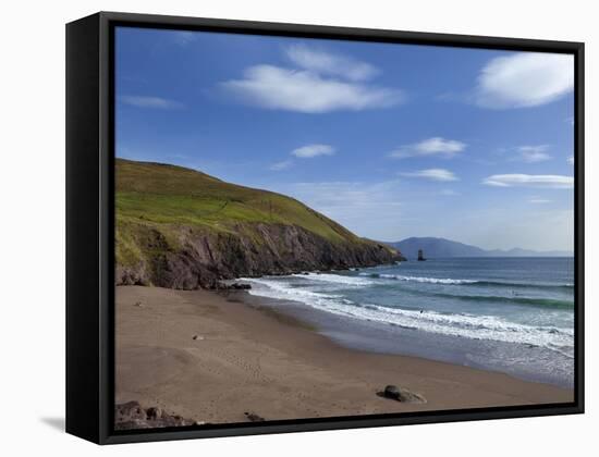 Dun Cin Tire Beach, Near Dingle Town, Dingle Peninsula, County Kerry, Ireland-null-Framed Stretched Canvas