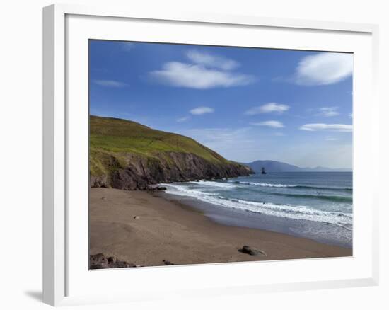 Dun Cin Tire Beach, Near Dingle Town, Dingle Peninsula, County Kerry, Ireland-null-Framed Photographic Print