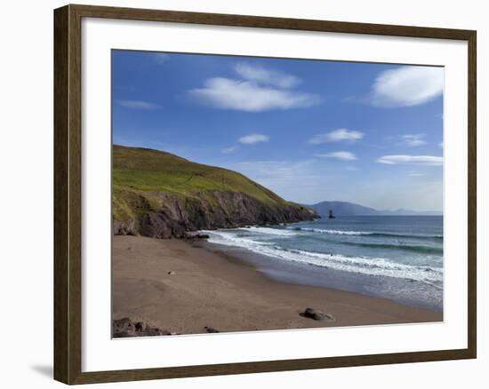 Dun Cin Tire Beach, Near Dingle Town, Dingle Peninsula, County Kerry, Ireland-null-Framed Photographic Print