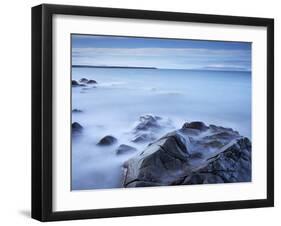 Dun Laoghaire Pier and Howth Island, Dublin, County Dublin, Republic of Ireland, Europe-Jeremy Lightfoot-Framed Photographic Print