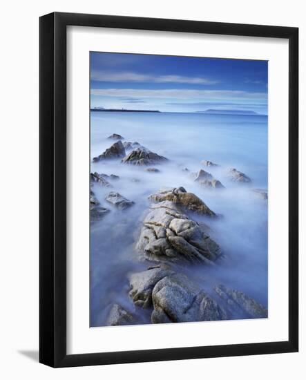 Dun Laoghaire Pier and Howth Island, Dublin, County Dublin, Republic of Ireland, Europe-Jeremy Lightfoot-Framed Photographic Print