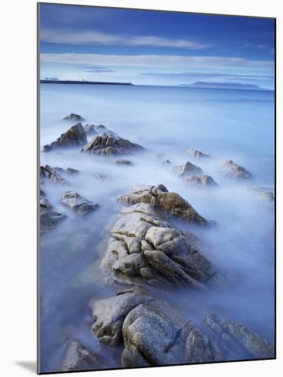 Dun Laoghaire Pier and Howth Island, Dublin, County Dublin, Republic of Ireland, Europe-Jeremy Lightfoot-Mounted Photographic Print