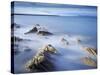 Dun Laoghaire Pier and Howth Island, Dublin, County Dublin, Republic of Ireland, Europe-Jeremy Lightfoot-Stretched Canvas