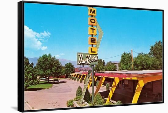 Dun Rovin' Vintage Motel-null-Framed Stretched Canvas