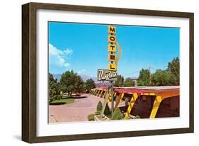 Dun Rovin' Vintage Motel-null-Framed Art Print