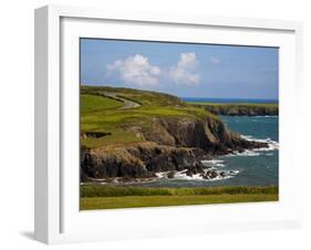 Dunabrattin Head, the Copper Coast, County Waterford, Ireland-null-Framed Photographic Print