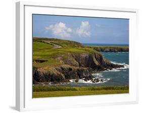 Dunabrattin Head, the Copper Coast, County Waterford, Ireland-null-Framed Photographic Print