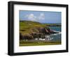 Dunabrattin Head, the Copper Coast, County Waterford, Ireland-null-Framed Photographic Print