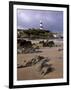 Dunagree Point Lighthouse, Inishoven Peninsula, County Donegal, Ulster, Republic of Ireland, Europe-Patrick Dieudonne-Framed Photographic Print