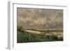 Dunas de Villerville, 1877-1884-Carlos de Haes-Framed Giclee Print