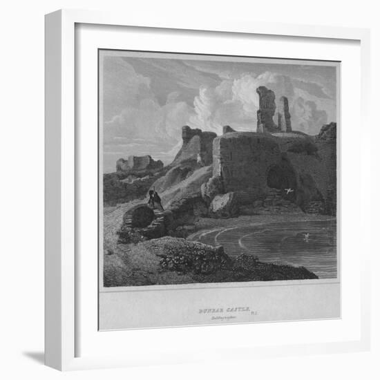 'Dunbar Castle, Haddingtonshire', 1814-John Greig-Framed Giclee Print