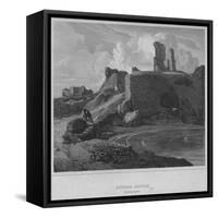 'Dunbar Castle, Haddingtonshire', 1814-John Greig-Framed Stretched Canvas