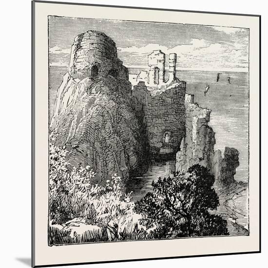 Dunbar Castle-null-Mounted Giclee Print