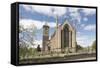 Dunblane Cathedral from the East, Dunblane, Stirling, Scotland, United Kingdom-Nick Servian-Framed Stretched Canvas