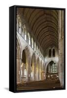 Dunblane Cathedral, Interior Looking East, Dunblane, Stirling, Scotland, United Kingdom-Nick Servian-Framed Stretched Canvas