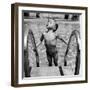 Duncan Richardson, 3-Year-Old Swimming Prodigy, Spouting Water Like a Whale, Town House Pool-Martha Holmes-Framed Photographic Print