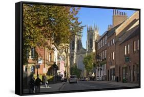 Duncombe Place, York, Yorkshire, England, United Kingdom, Europe-Peter Richardson-Framed Stretched Canvas