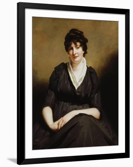 Dundas of Dundas Seated, Three-Quarter Length Wearing a Charcoal Dress-Sir Henry Raeburn-Framed Giclee Print