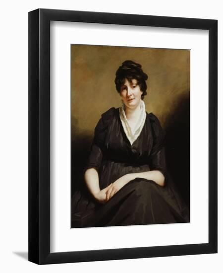 Dundas of Dundas Seated, Three-Quarter Length Wearing a Charcoal Dress-Sir Henry Raeburn-Framed Giclee Print