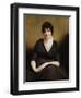 Dundas of Dundas Seated, Three-Quarter Length Wearing a Charcoal Dress-Sir Henry Raeburn-Framed Giclee Print