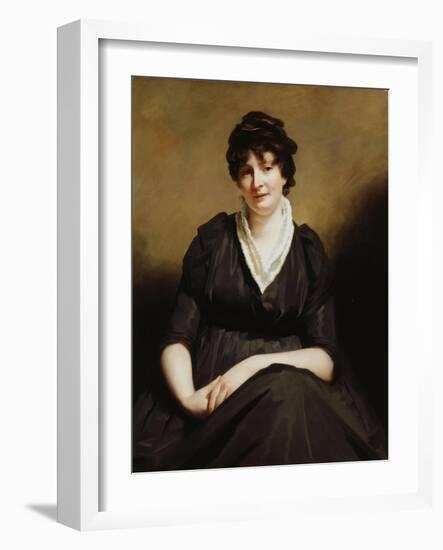 Dundas of Dundas Seated, Three-Quarter Length Wearing a Charcoal Dress-Sir Henry Raeburn-Framed Giclee Print