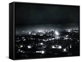 Dundee at Night, April 1935-null-Framed Stretched Canvas