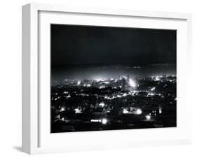 Dundee at Night, April 1935-null-Framed Premium Photographic Print