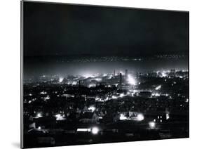 Dundee at Night, April 1935-null-Mounted Premium Photographic Print