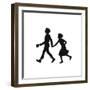 Dunderpate and His Friend Susan Walking to Town-Mary Baker-Framed Giclee Print