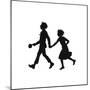 Dunderpate and His Friend Susan Walking to Town-Mary Baker-Mounted Giclee Print