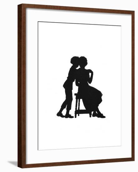 Dunderpate and His Mother at Home-Mary Baker-Framed Giclee Print