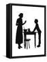 Dunderpate and His Mother with the Baking-Mary Baker-Framed Stretched Canvas