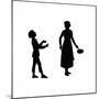 Dunderpate and His Mother with the Frying Pan-Mary Baker-Mounted Giclee Print