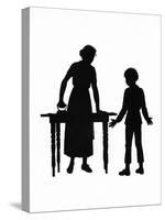 Dunderpate and His Mother with the Ironing-Mary Baker-Stretched Canvas