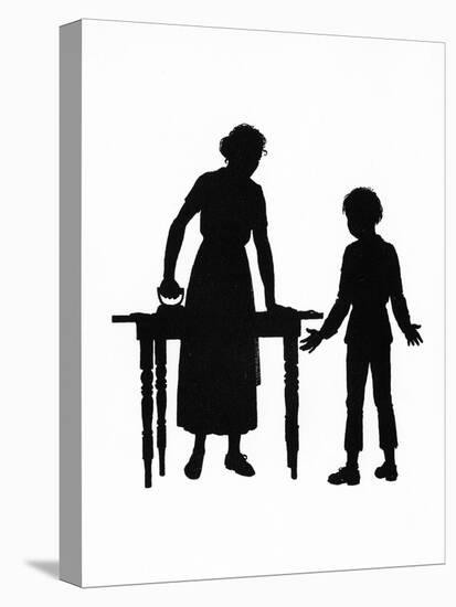 Dunderpate and His Mother with the Ironing-Mary Baker-Stretched Canvas