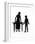Dunderpate and His Mother with the Ironing-Mary Baker-Framed Art Print
