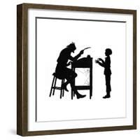 Dunderpate and His Schoolmaster Again-Mary Baker-Framed Giclee Print