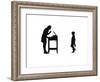Dunderpate and His Schoolmaster-Mary Baker-Framed Giclee Print