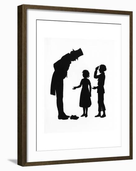 Dunderpate and Susan with the Squire-Mary Baker-Framed Giclee Print