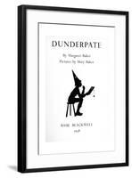 Dunderpate in His Dunce's Cap-null-Framed Giclee Print