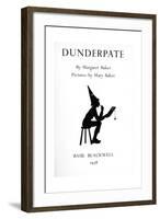 Dunderpate in His Dunce's Cap-null-Framed Giclee Print