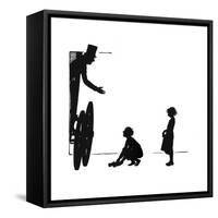 Dunderpate Offers the Squire His Shoes-Mary Baker-Framed Stretched Canvas